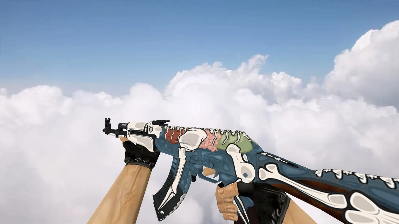 Модель «AK-47 Something» для CS 1.6: v_ p_ w_ модели, звуки, анимация осмотра и качество текстур — скриншот 2