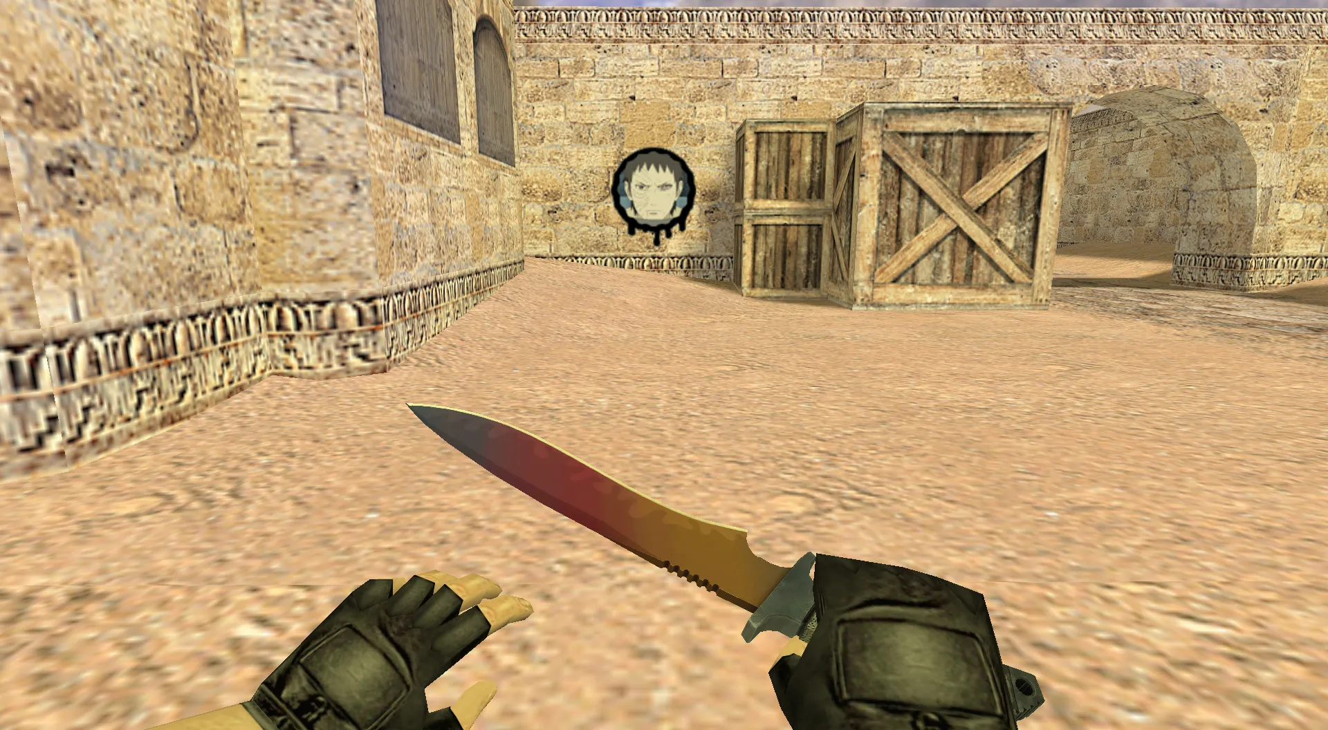 Скачать Граффити «Обито Учиха» для CS 1.6 - Аниме граффити для Counter-Strike - Скриншот