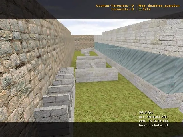 deathrun_gamebox для CS 1.6 — карта deathrun, баланс сторон, точки и нав для ботов — скриншот 4