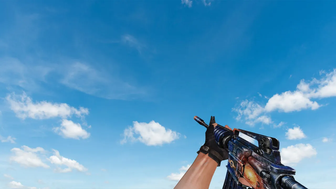 Скачать Пак моделей оружия «Galaxy Weapon Set» для CS 1.6: v_, p_, w_ модели, звуки, анимация осмотра и качество текстур - Скриншот