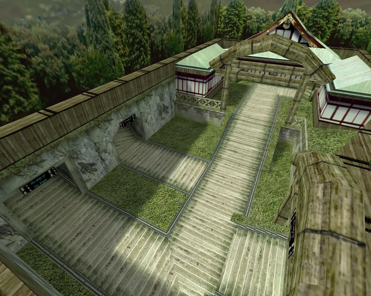 Скачать Карта cs_shogun для CS 1.6: разбор точек, маршрутов и настроек ботов - Скриншот