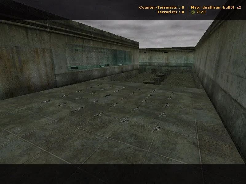 Скачать deathrun_bull3t_c2 — карта deathrun для CS 1.6: раунды, точки, .nav, оптимизация и настройка - Скриншот