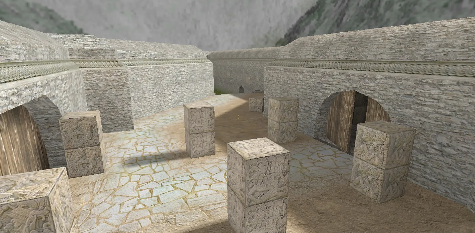 Скачать de_aztecbridge для CS 1.6: точки, маршруты, .nav и оптимизация wpoly/epoly - Скриншот