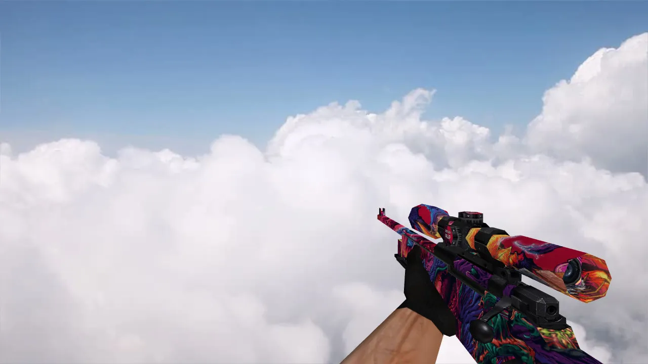 Скачать Пак моделей оружия «Hyper Beast Weapon Pack» для CS 1.6: v_, p_, w_ модели, звуки, анимация осмотра и качество текстур - Скриншот