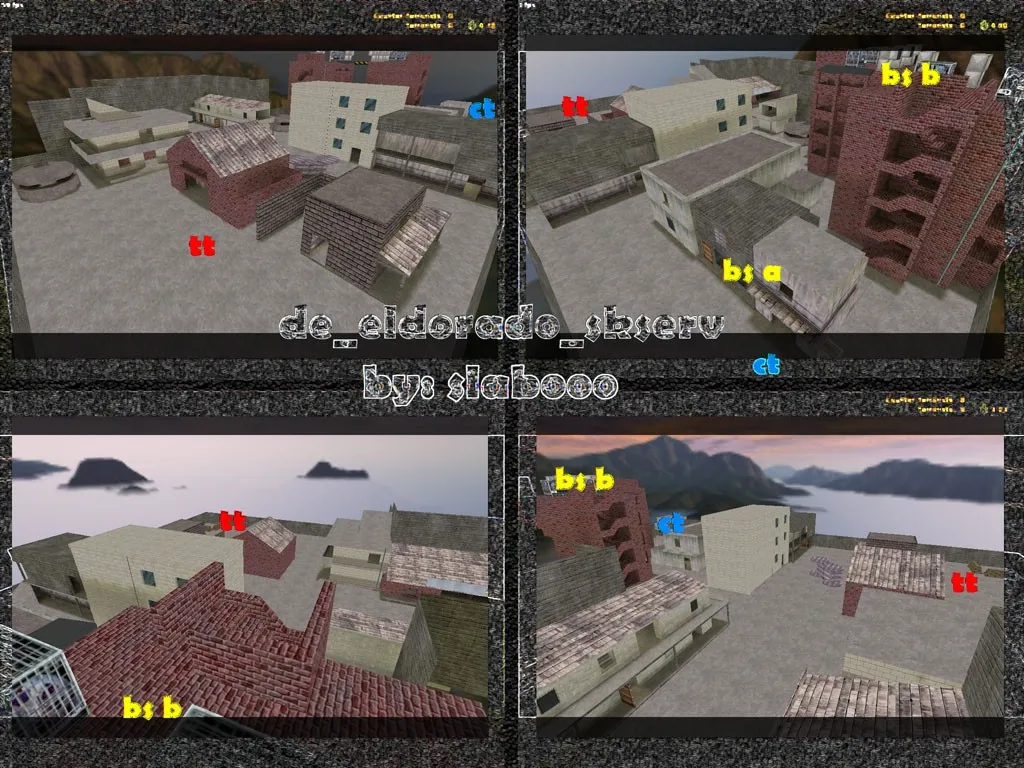 Скачать Карта de_eldorado_skserv для CS 1.6: баланс сторон, точки, .nav для ботов и оптимизация wpoly/epoly - Скриншот