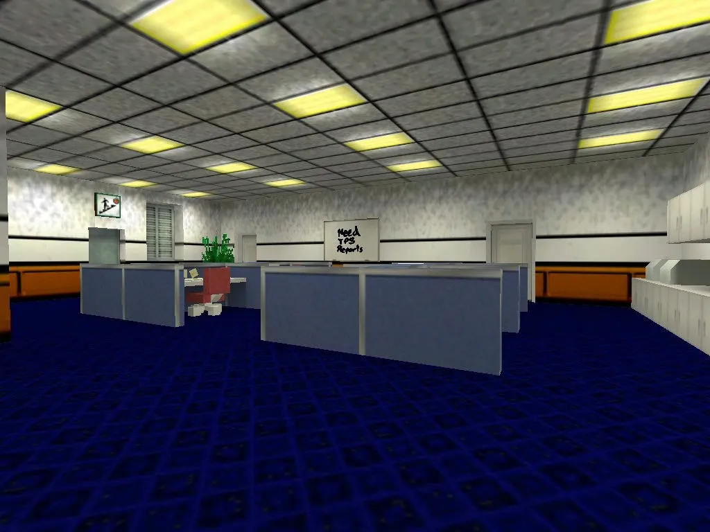 Скачать Карта zombietech_office для CS 1.6: тактика и особенности - Скриншот