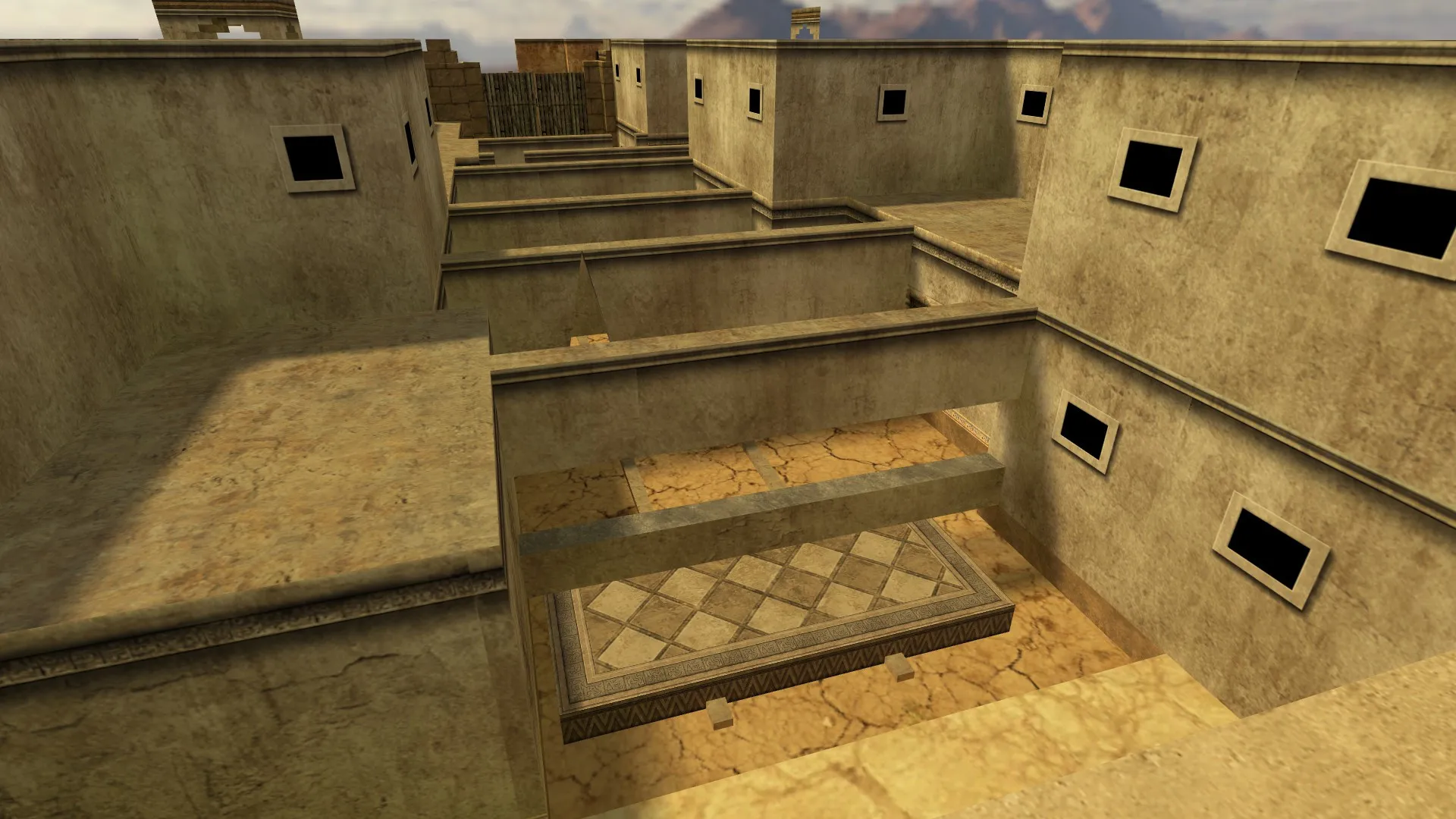 Скачать deathrun_metropolis_beta1 для CS 1.6 — карта deathrun, точки, .nav, оптимизация и настройка ботов - Скриншот