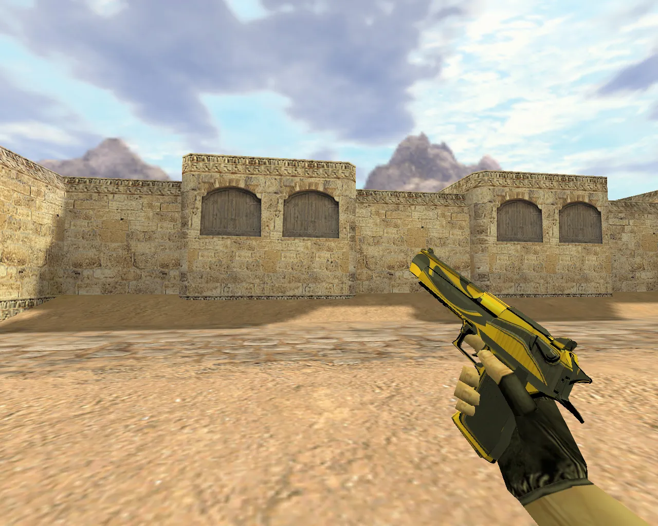 Скачать Модель «Deagle Желтый жакет» для CS 1.6 - Качественная замена - Скриншот