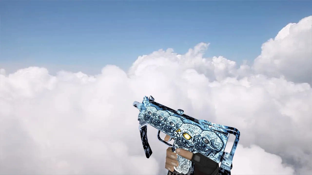 Скачать Модель «MAC-10 Diamond skull» для CS 1.6: Скачай и играй - Скриншот