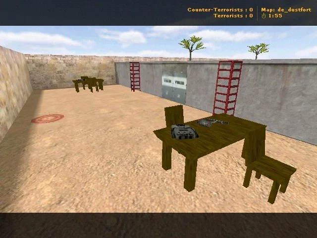 Карта de_dustfort для CS 1.6: точки, тактика Т/КТ, .nav, оптимизация wpoly/epoly и настройка под сервер — скриншот 6