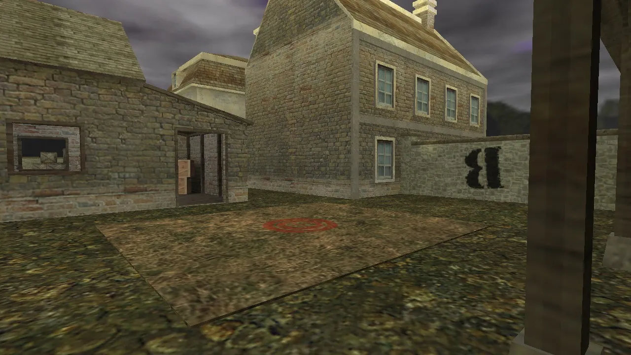 Скачать de_cod_burgundy — DE карта для CS 1.6: точки, раунды, .nav и оптимизация wpoly/epoly - Скриншот