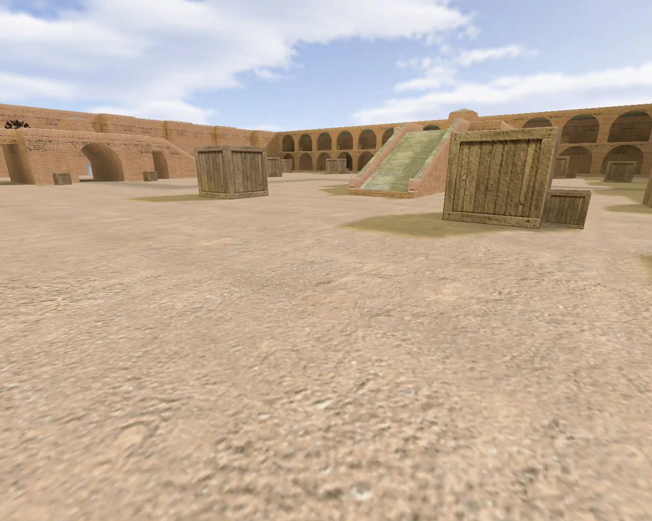 Скачать Карта awp_gamesis для CS 1.6: AWP-режим, точки под снайперку, .nav для ботов и оптимизация - Скриншот