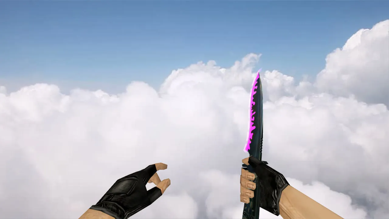 Скачать Модель «Knife Neon Pink» для CS 1.6: v_ и p_ модели, звуки, анимация осмотра, качество текстур - Скриншот
