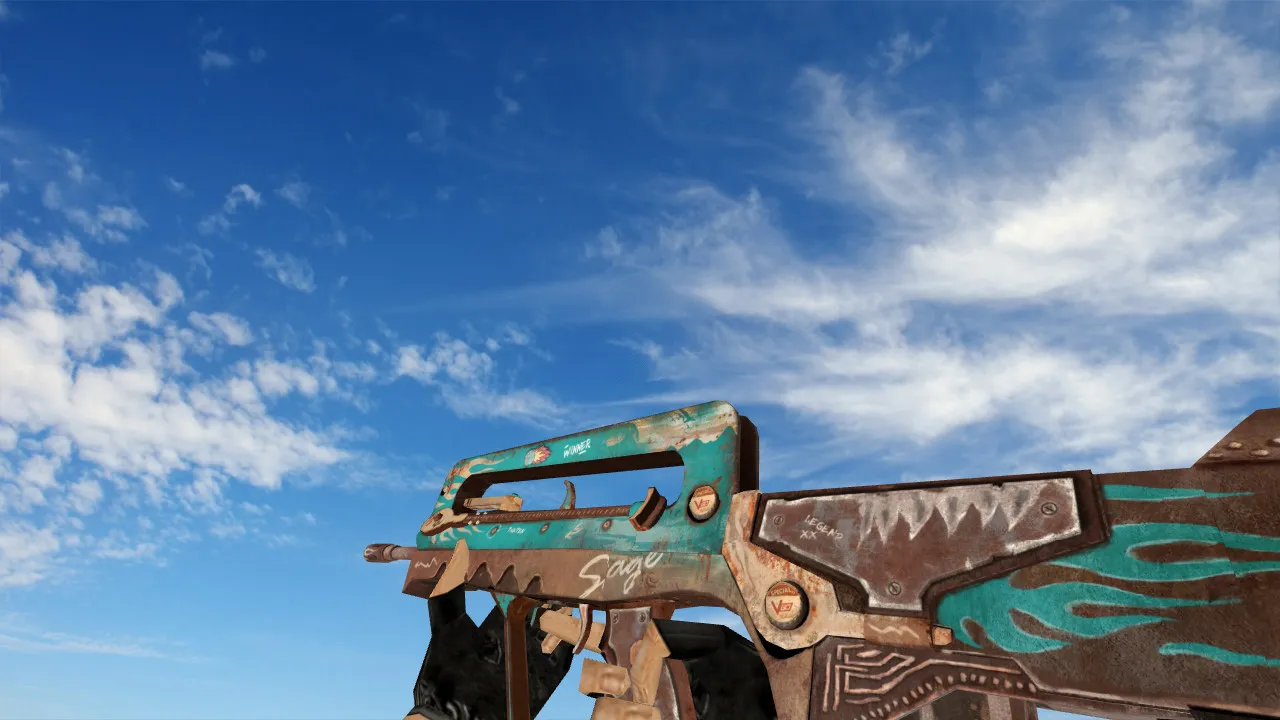 Скачать Модель «Famas Savage» для CS 1.6: качественные текстуры и анимация - Скриншот