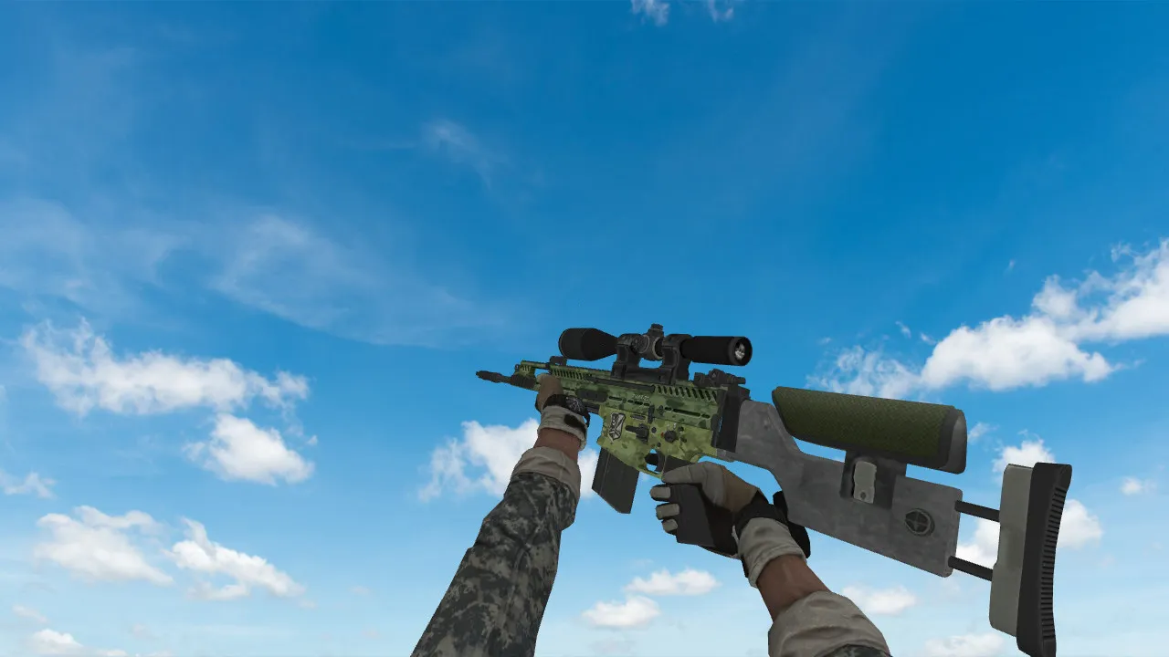 Пак моделей оружия «BasildoomHD» для CS 1.6: v_, p_, w_ модели, звуки, анимация осмотра и качество текстур — скриншот 23