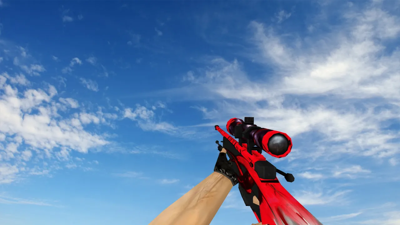 Скачать Модель AWP Ghoul для CS 1.6 - Идеальный выбор для снайперов - Скриншот