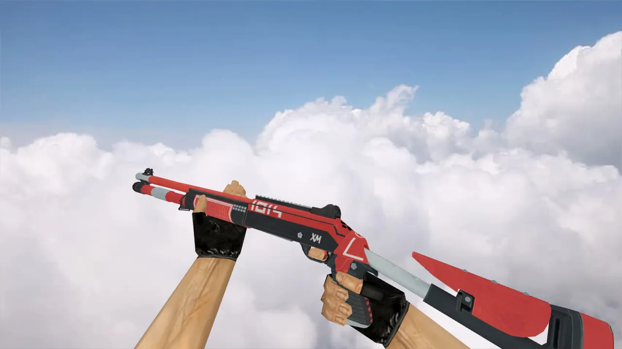 Скачать Модель «XM1014 Red Fury» для CS 1.6 - Уникальный скин - Скриншот
