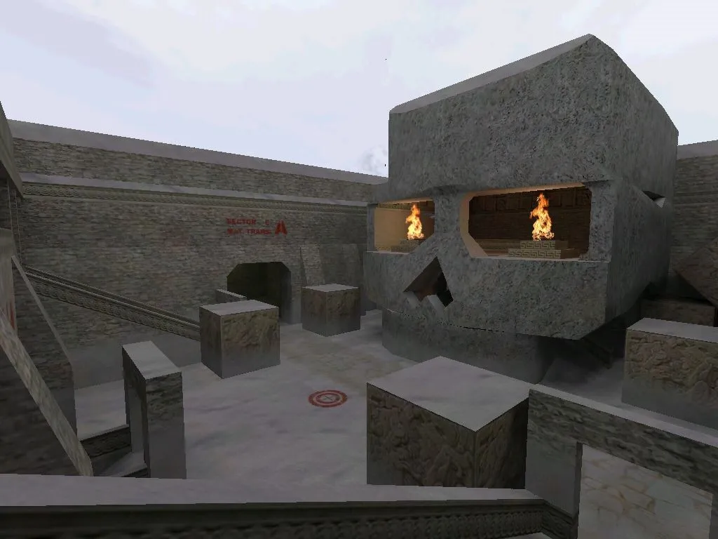 de_aztec2010 для CS 1.6: карта, точки, .nav для ботов, оптимизация wpoly/epoly и баланс сторон — скриншот 8