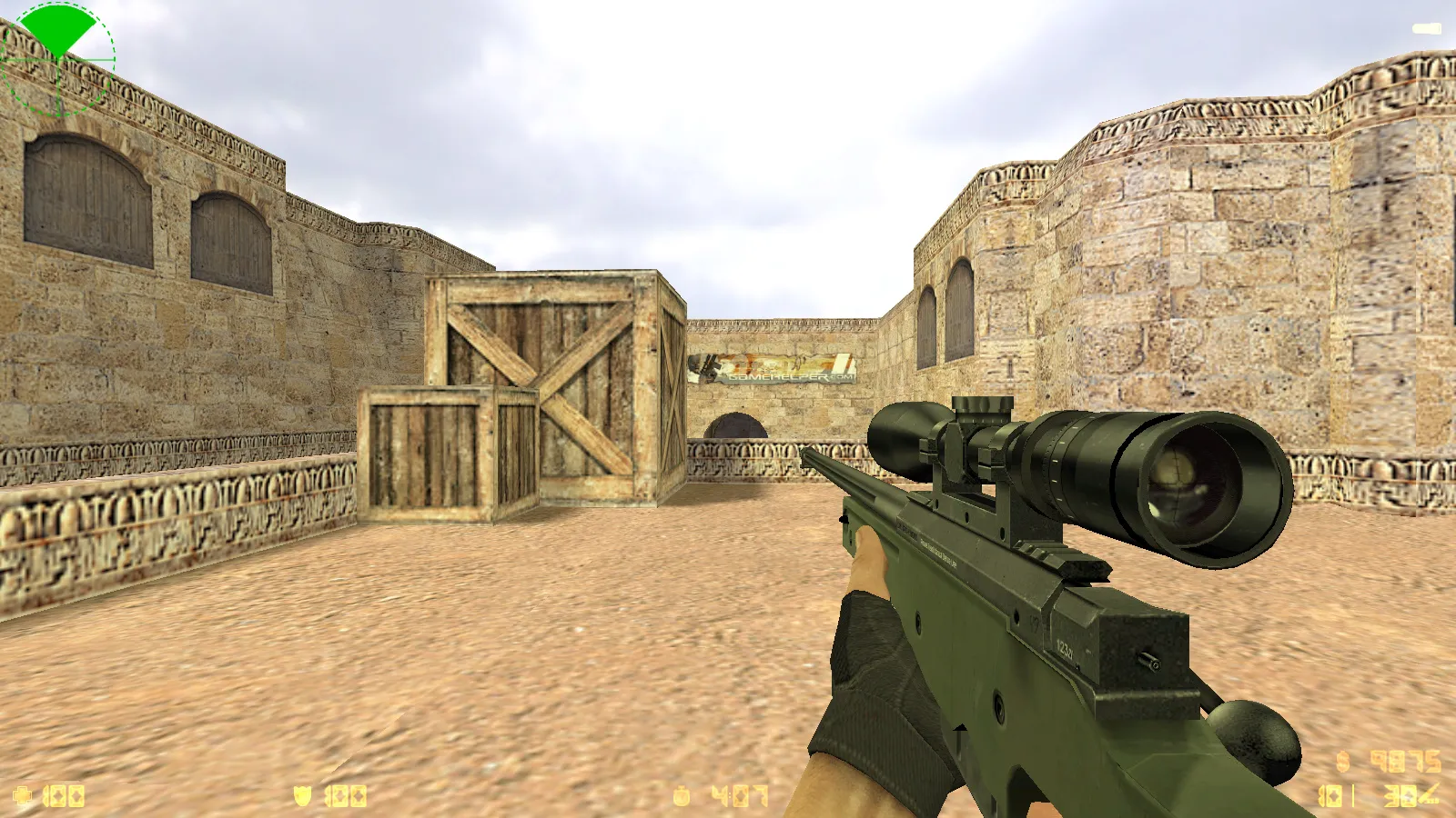 CS 1.6 2016 года: сборка с 9 новинками, оптимизированным конфигом, темным меню и обновленными моделями оружия — скриншот 6
