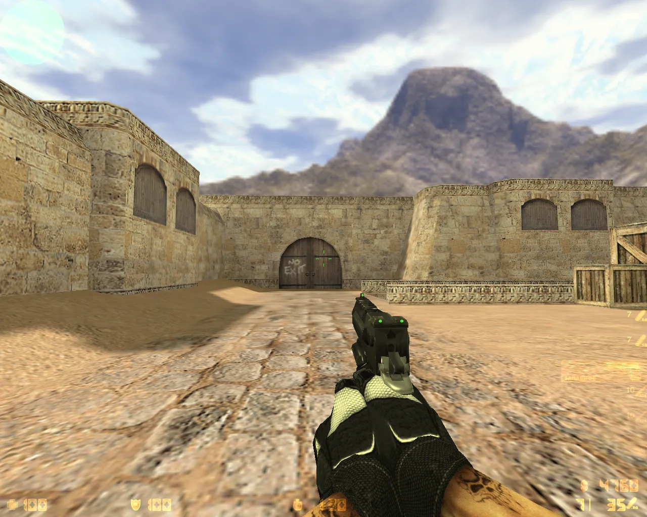 CS 1.6 Ultra HD от TheAmonDit: v_ и p_ модели, тату руки, темное меню и оптимизированный конфиг — скриншот 7