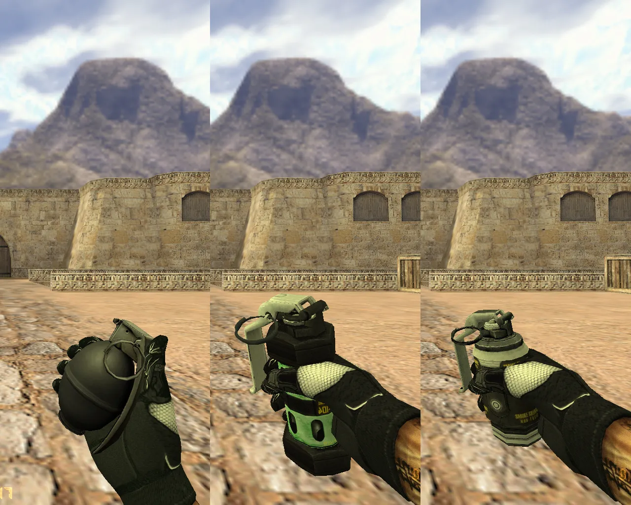 CS 1.6 Ultra HD от TheAmonDit: v_ и p_ модели, тату руки, темное меню и оптимизированный конфиг — скриншот 10