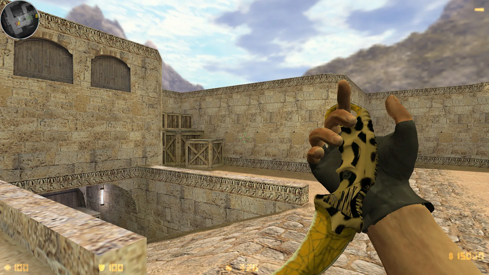 Скачать CS 1.6 Ancient: сборка с 29 скинами оружия, красно-синими моделями, темным меню и оптимизированным конфигом - Скриншот