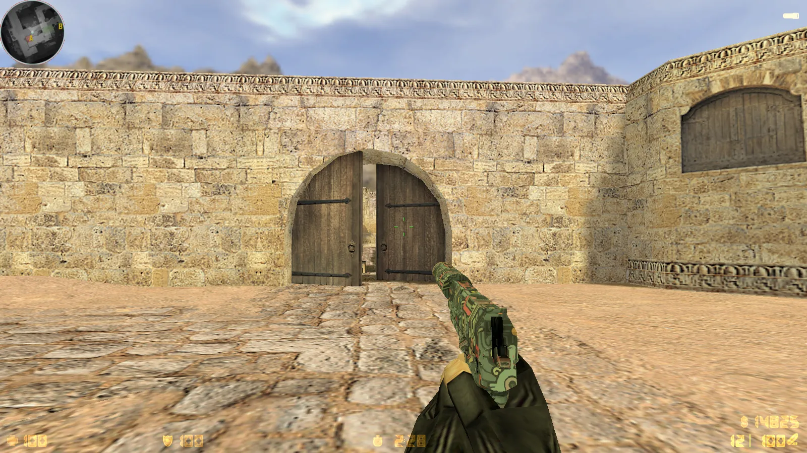 CS 1.6 Ancient: сборка с 29 скинами оружия, красно-синими моделями, темным меню и оптимизированным конфигом — скриншот 8