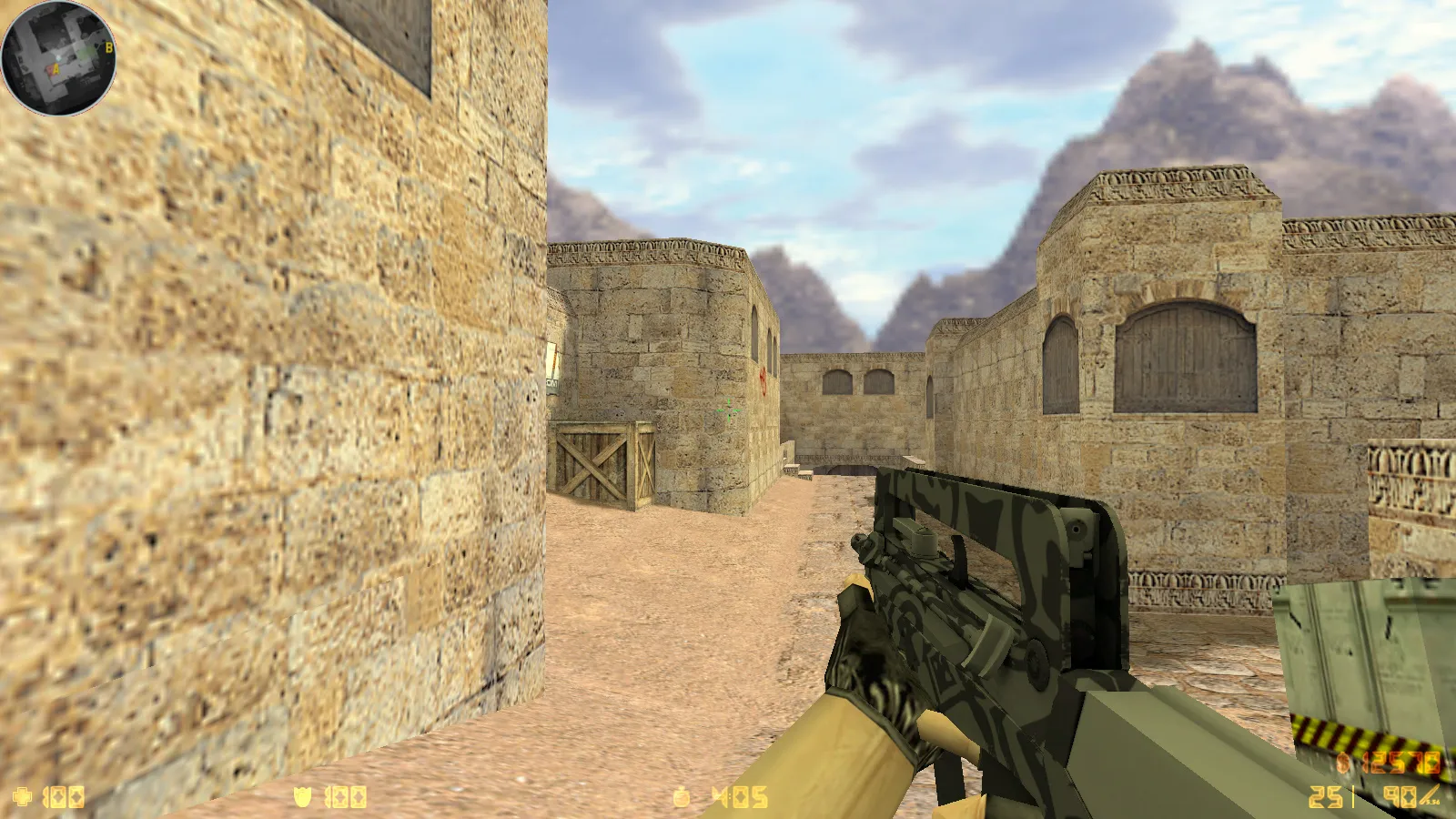 CS 1.6 Ancient: сборка с 29 скинами оружия, красно-синими моделями, темным меню и оптимизированным конфигом — скриншот 10