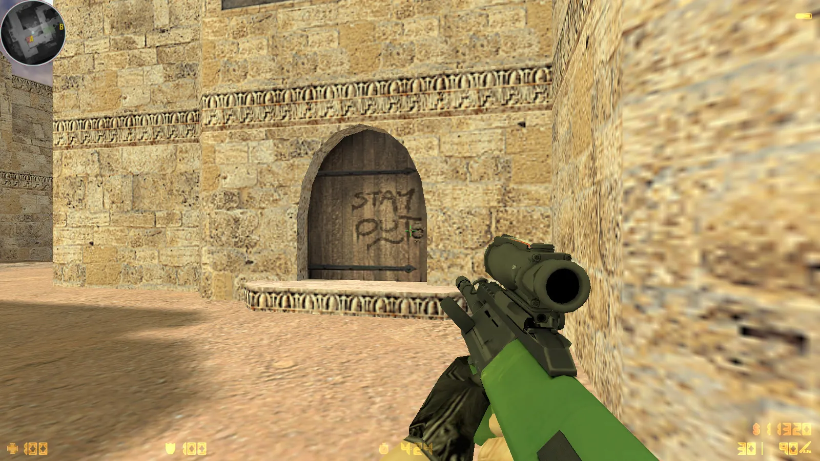 CS 1.6 Ancient: сборка с 29 скинами оружия, красно-синими моделями, темным меню и оптимизированным конфигом — скриншот 12