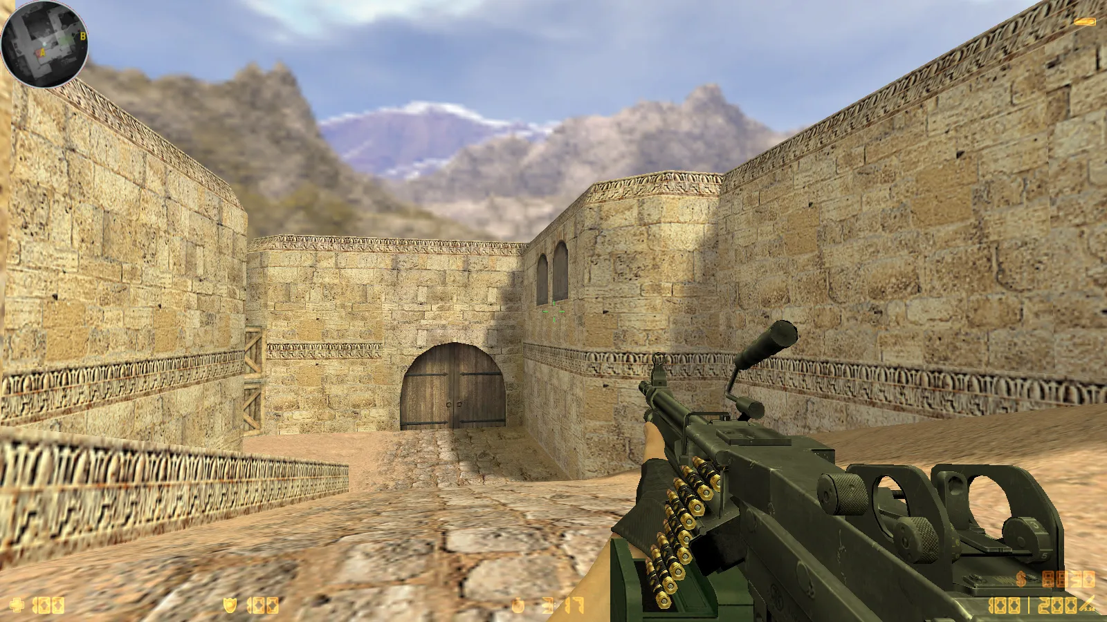 CS 1.6 Ancient: сборка с 29 скинами оружия, красно-синими моделями, темным меню и оптимизированным конфигом — скриншот 17