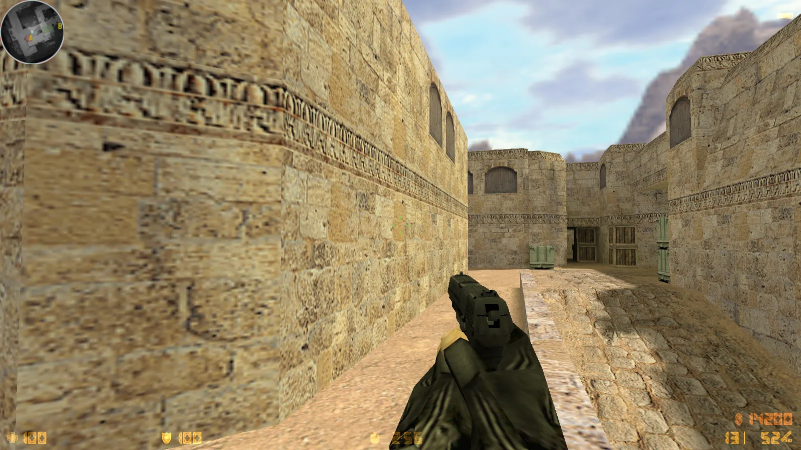 CS 1.6 Ancient: сборка с 29 скинами оружия, красно-синими моделями, темным меню и оптимизированным конфигом — скриншот 18