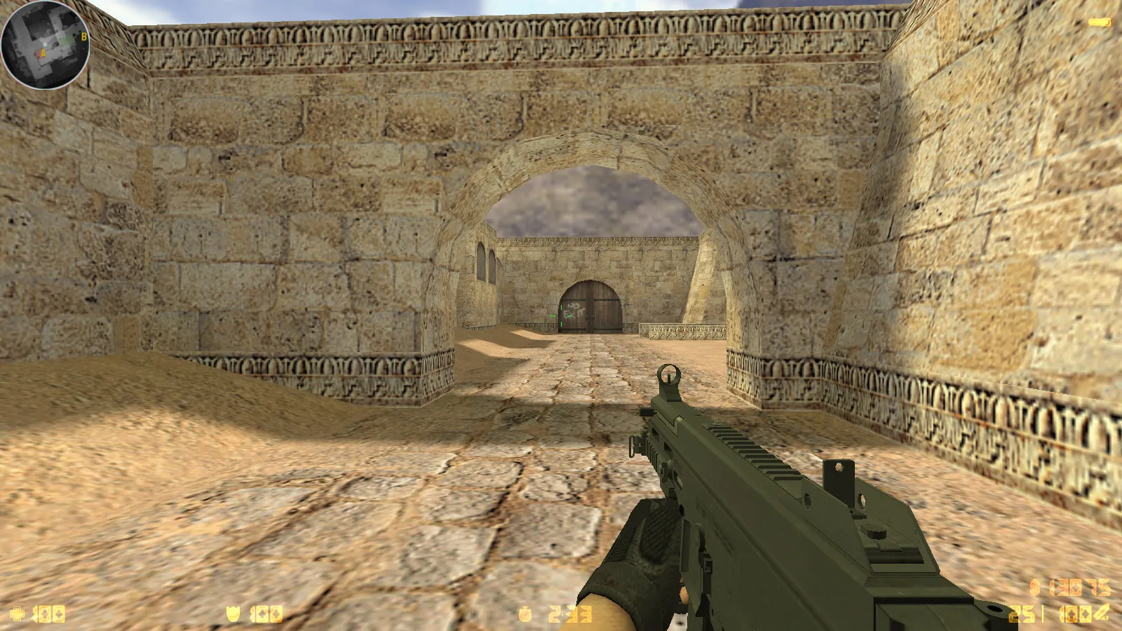 CS 1.6 Ancient: сборка с 29 скинами оружия, красно-синими моделями, темным меню и оптимизированным конфигом — скриншот 26