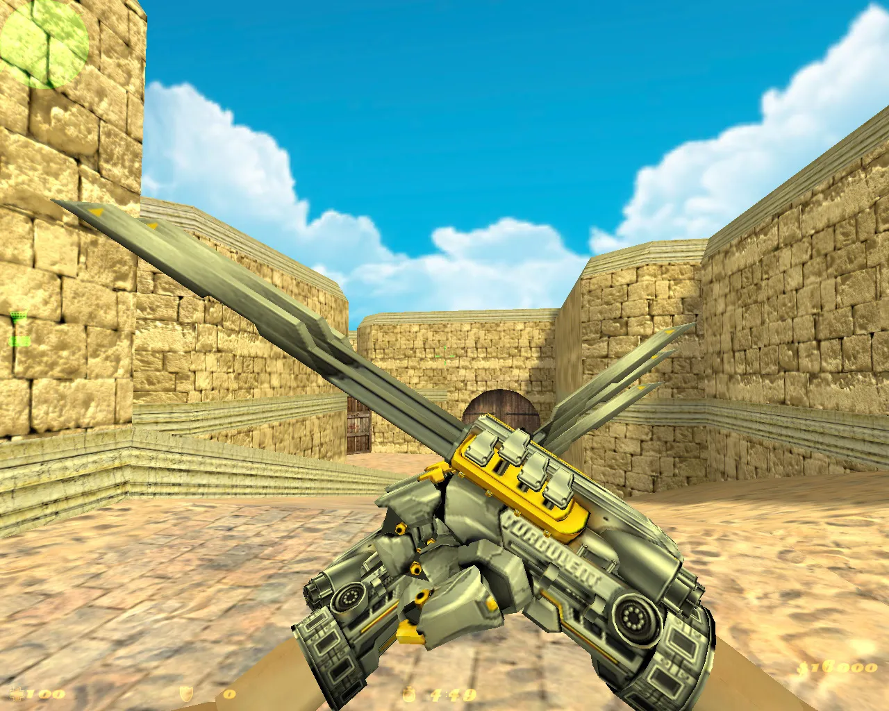 Скачать Аниме-сборка CS 1.6: модели, оружие с v_/p_/w_ анимацией, HUD, меню, музыка и оптимизированный config.cfg - Скриншот