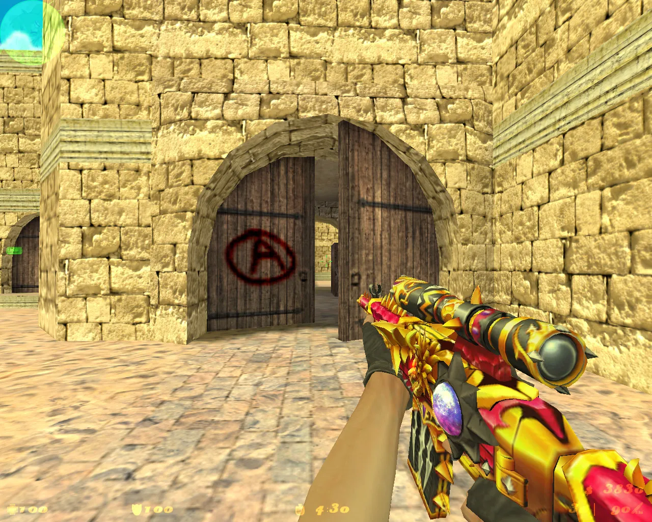 Аниме-сборка CS 1.6: модели, оружие с v_/p_/w_ анимацией, HUD, меню, музыка и оптимизированный config.cfg — скриншот 10