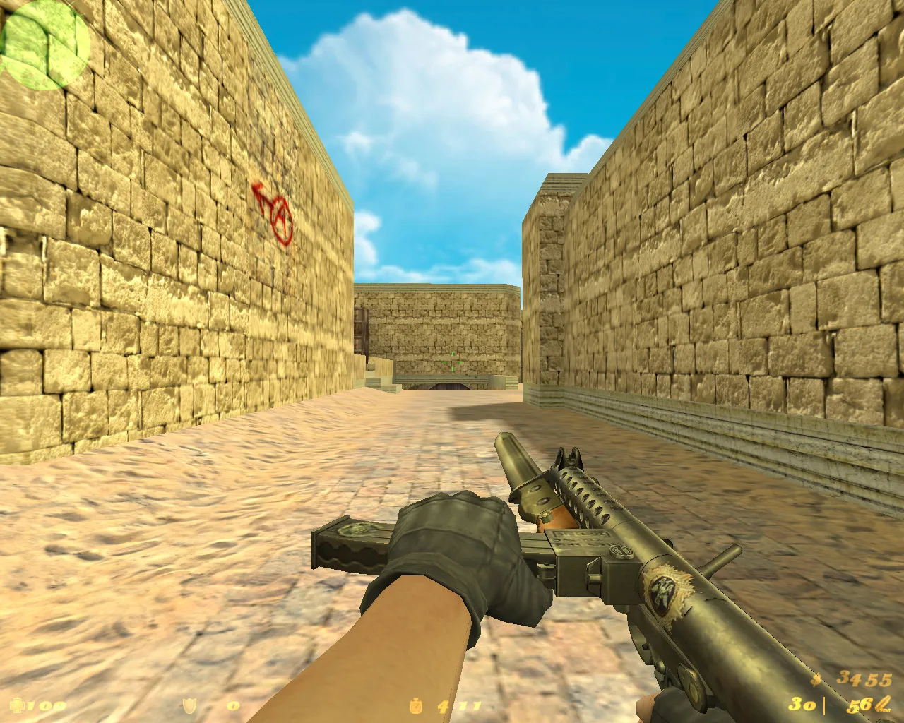 Аниме-сборка CS 1.6: модели, оружие с v_/p_/w_ анимацией, HUD, меню, музыка и оптимизированный config.cfg — скриншот 27