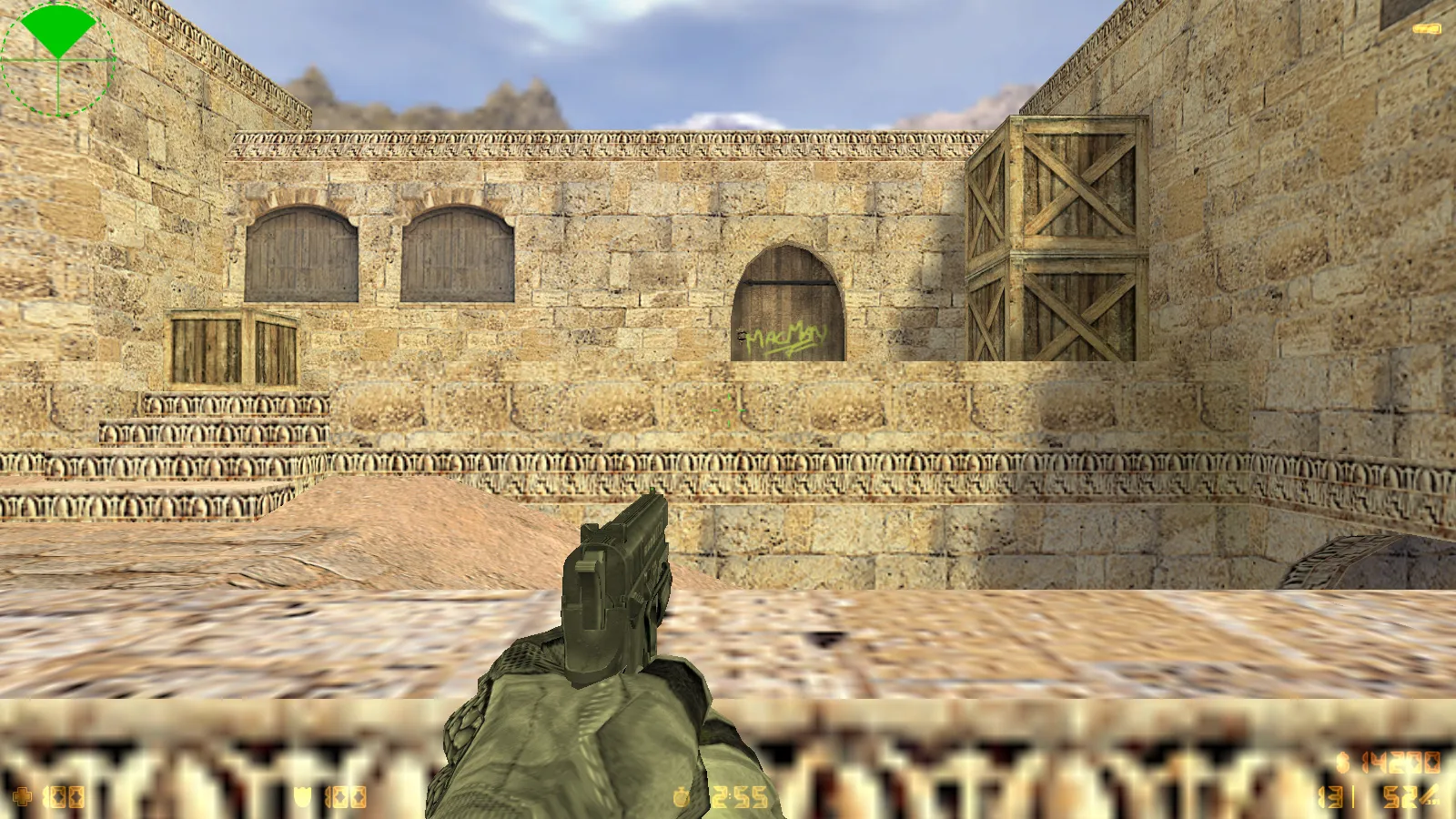 CS 1.6 Antiterror: скины и графика, 29 моделей оружия, перчатки, меню в темно-сером стиле и оптимизированный конфиг — скриншот 18