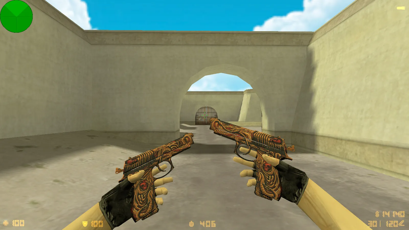 CS 1.6 Анубис — сборка с паком оружия v_/p_/w_ и графикой: небо, текстуры карт, звуки, русские ники — скриншот 7