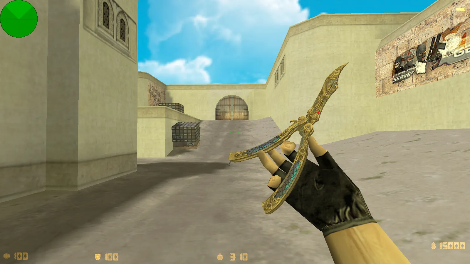 CS 1.6 Анубис — сборка с паком оружия v_/p_/w_ и графикой: небо, текстуры карт, звуки, русские ники — скриншот 14
