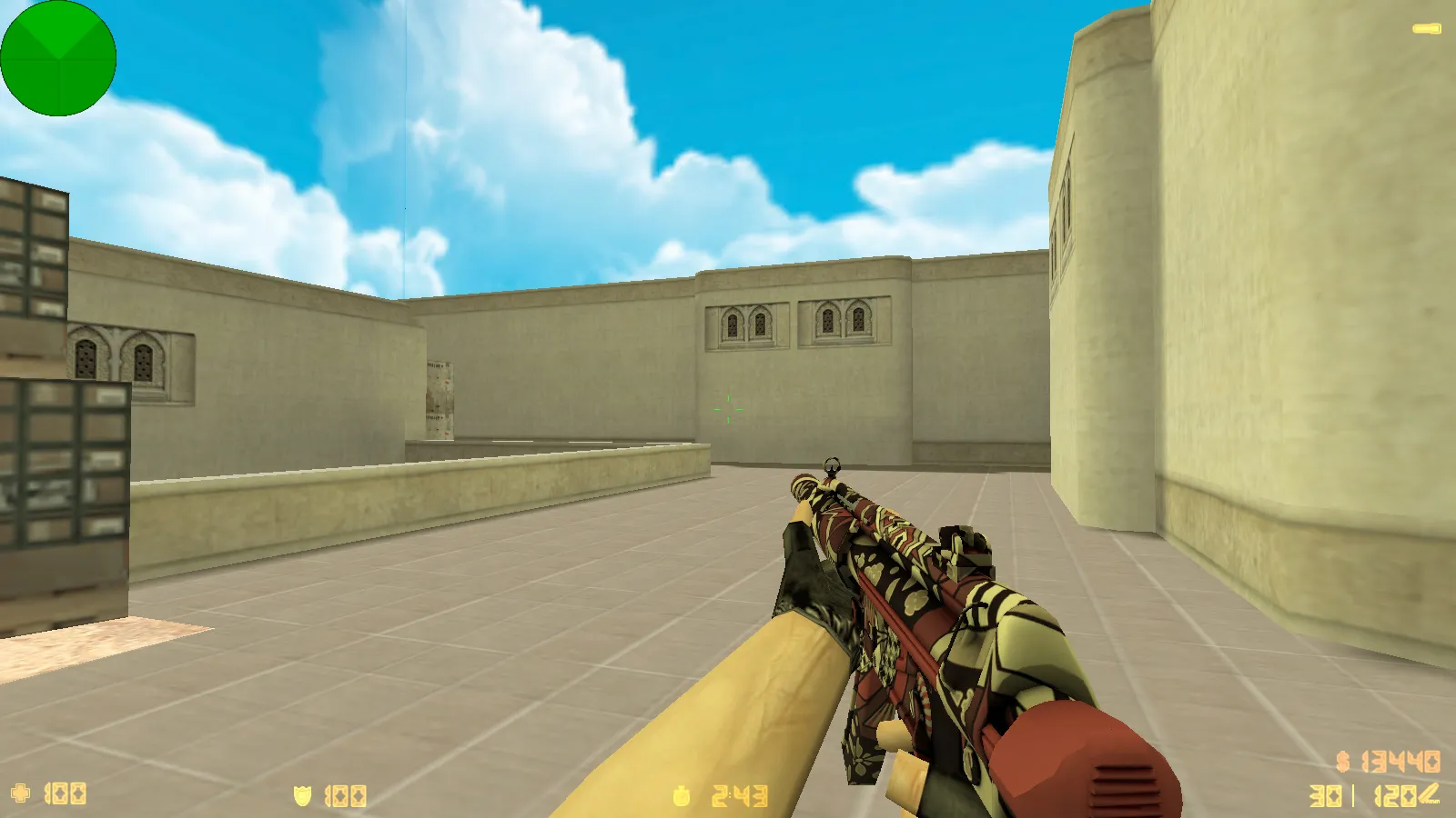 CS 1.6 Анубис — сборка с паком оружия v_/p_/w_ и графикой: небо, текстуры карт, звуки, русские ники — скриншот 18