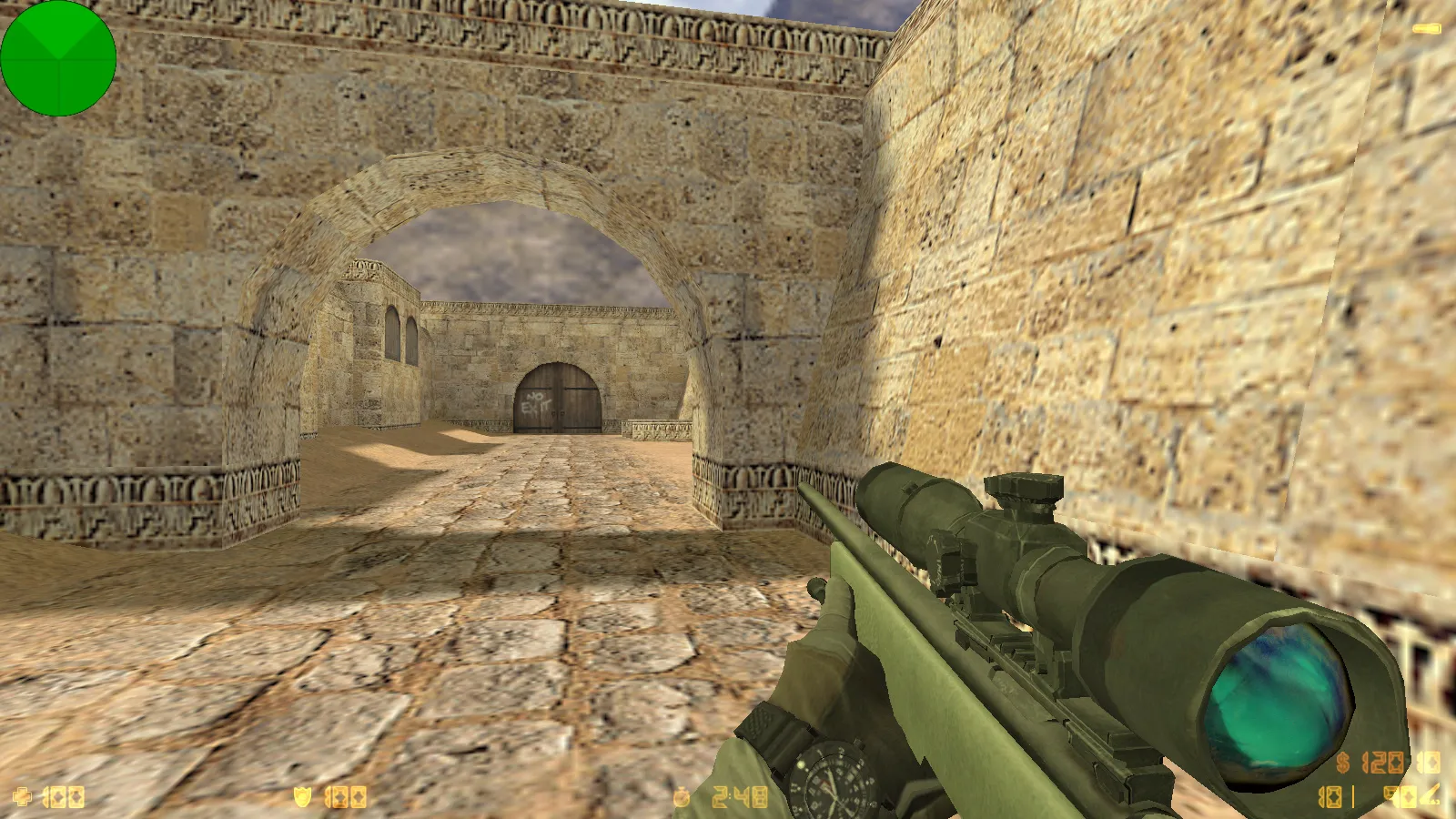 CS 1.6 Army Guns: скины оружия v_/p_/w_, звуки, тёмное меню и оптимизированный config.cfg — скриншот 14