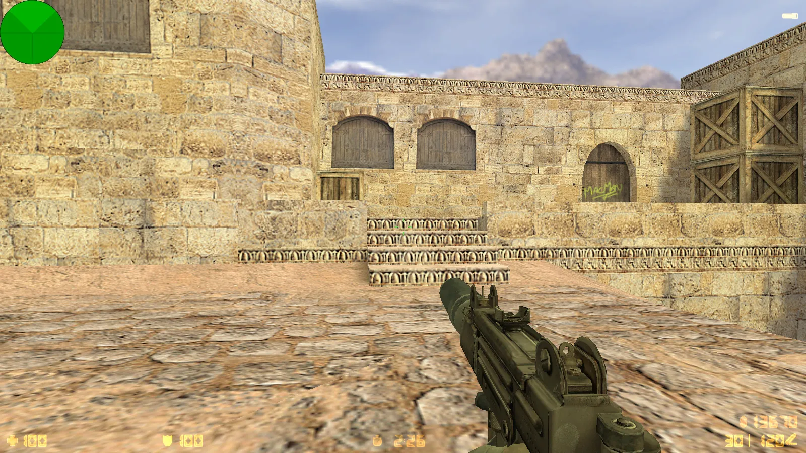 CS 1.6 Army Guns: скины оружия v_/p_/w_, звуки, тёмное меню и оптимизированный config.cfg — скриншот 23