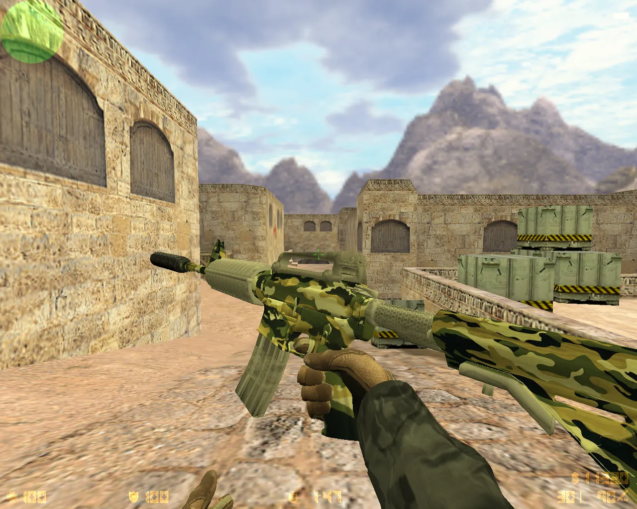 CS 1.6 «Армия» — скины камуфляж, Ninja in Pyjamas перчатки, звуки, меню и оптимизированный config.cfg — скриншот 6