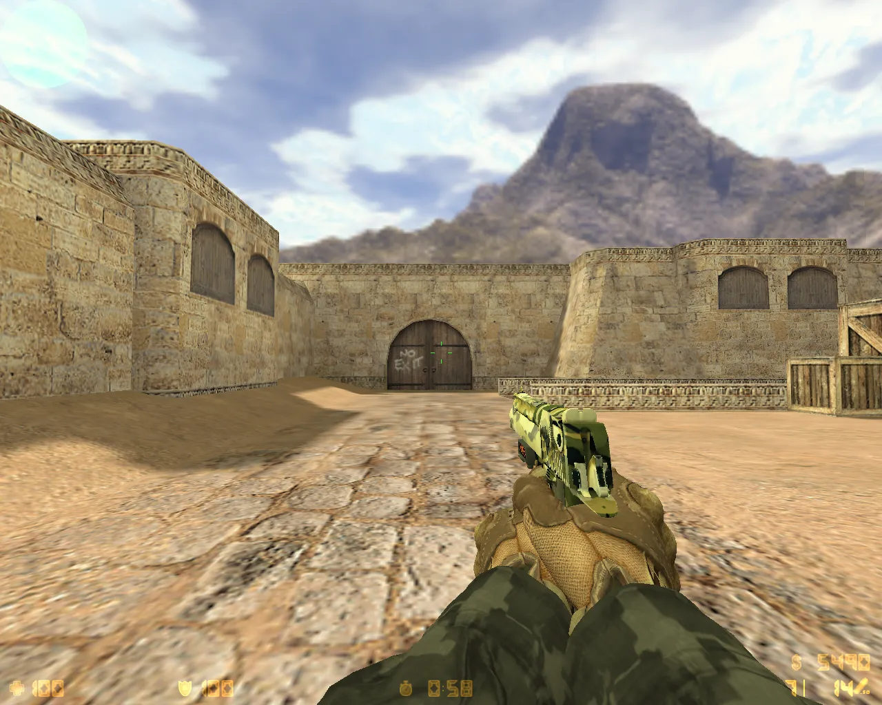 CS 1.6 «Армия» — скины камуфляж, Ninja in Pyjamas перчатки, звуки, меню и оптимизированный config.cfg — скриншот 7