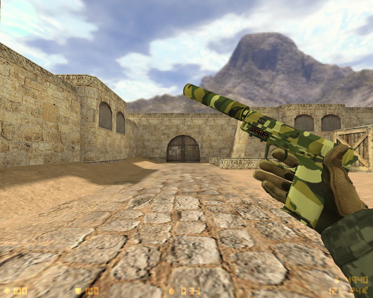 CS 1.6 «Армия» — скины камуфляж, Ninja in Pyjamas перчатки, звуки, меню и оптимизированный config.cfg — скриншот 8