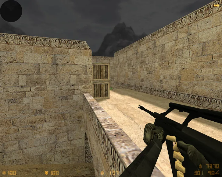 CS 1.6 «Черная версия»: черные скины оружия, темное меню, ночное небо, конфиг и стабильный запуск — скриншот 7