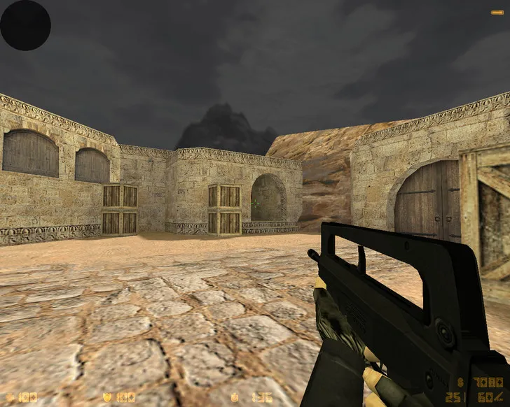 CS 1.6 «Черная версия»: черные скины оружия, темное меню, ночное небо, конфиг и стабильный запуск — скриншот 10