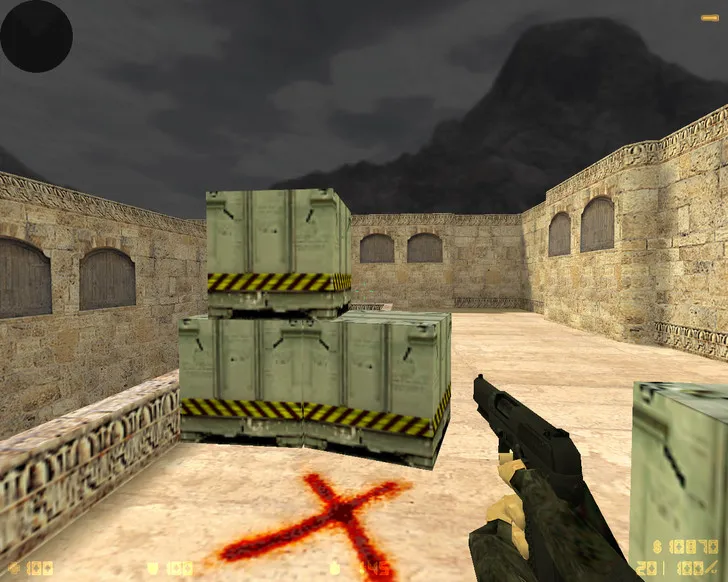 CS 1.6 «Черная версия»: черные скины оружия, темное меню, ночное небо, конфиг и стабильный запуск — скриншот 11