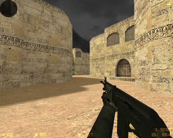 CS 1.6 «Черная версия»: черные скины оружия, темное меню, ночное небо, конфиг и стабильный запуск — скриншот 13