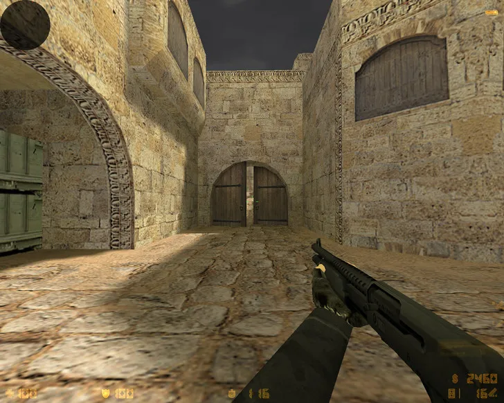 CS 1.6 «Черная версия»: черные скины оружия, темное меню, ночное небо, конфиг и стабильный запуск — скриншот 15