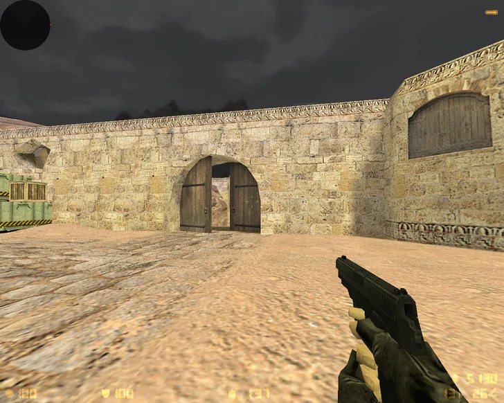 CS 1.6 «Черная версия»: черные скины оружия, темное меню, ночное небо, конфиг и стабильный запуск — скриншот 20